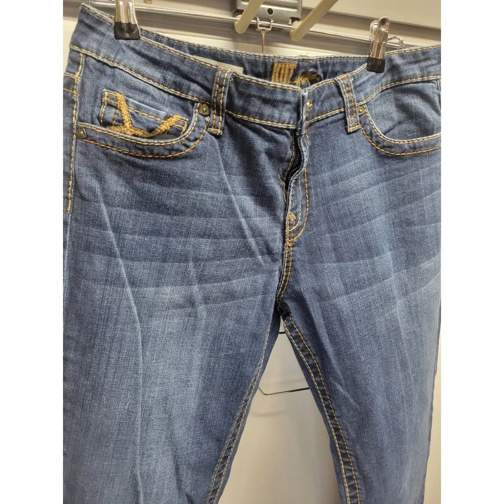 KUT from the Kloth Stevie‎ Straight Leg Jeans Women's Size 12 Blue Denim